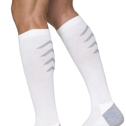 SIGVARIS GROUP ATHLETIC RECOVERY SOCK 15-20MM FOR UNISEX SIZE XL WHITE- 1 PC