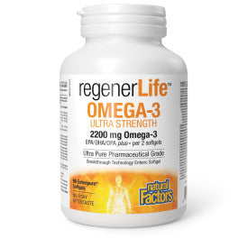 NATURAL FACTORS REGENERLIFE OMEGA-3 2200mg 90sg