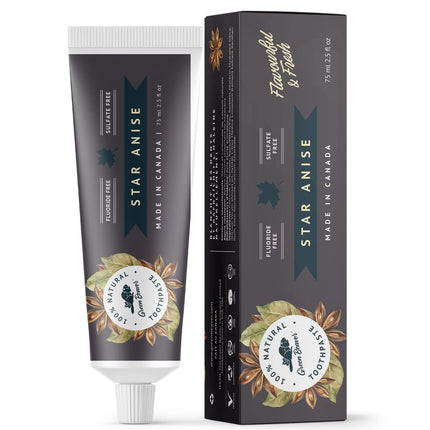 GREEN BEAVER NATURAL TOOTHPASTE - STAR ANISE 75ml