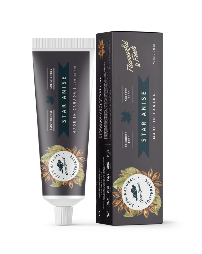 GREEN BEAVER NATURAL TOOTHPASTE - STAR ANISE 75ml