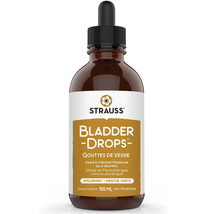 STRAUSS BLADDER DROPS FLAVOUR SPEARMINT 100ML