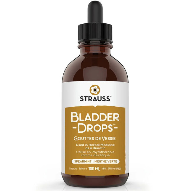 STRAUSS BLADDER DROPS FLAVOUR SPEARMINT 100ML