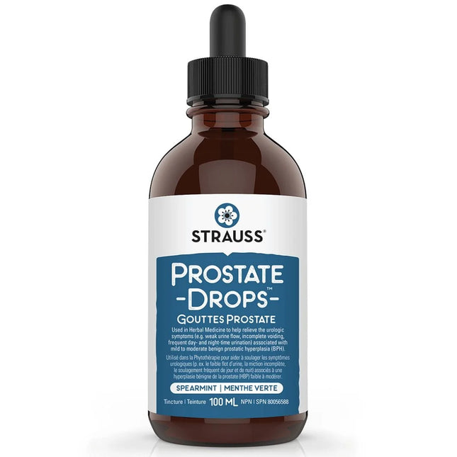 STRAUSS PROSTATE DROPS FLAVOUR SPEARMINT 100ML