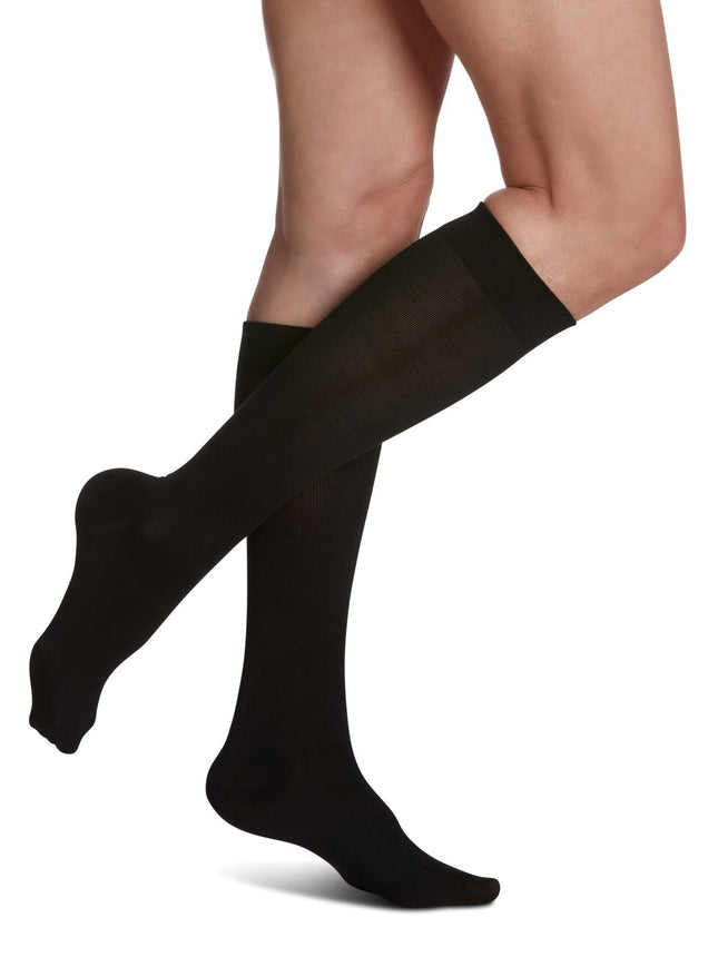 SIGVARIS GROUP ALL SEASON MERINO WOOL 15-20MM FOR WOMAN SIZE A BLACK- 1 PC