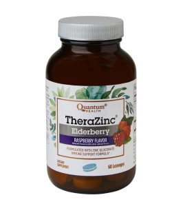 QUANTUM HEALTH THERAZINC 接骨木莓 LOZ 60粒