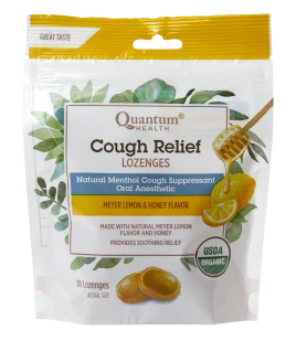 量子健康止咳潤喉糖 檸檬蜂蜜口味 18盎司