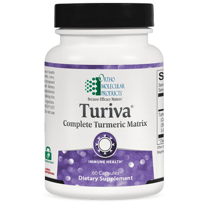 Ortho Molecular Products Turiva, 60 capsules - full-spectrum turmeric curcumin