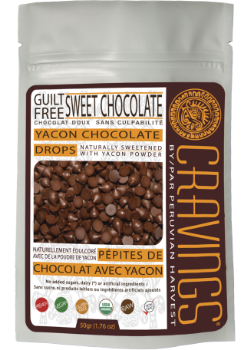 CRAVINGS BY PERUVIAN HARVEST YACON CHOCOLATE DROPS - 50g