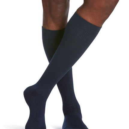 SIGVARIS GROUP CASUAL COTTON 15-20MM FOR MEN SIZE A NAVY- 1 PC