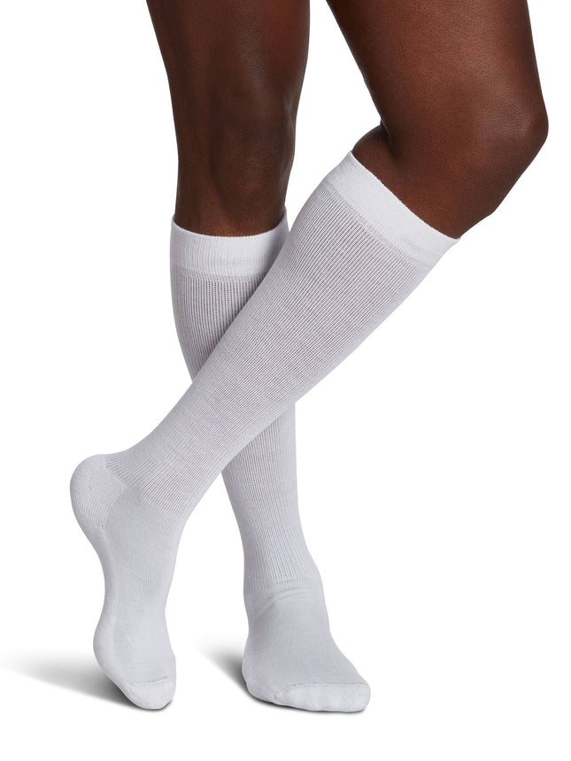SIGVARIS GROUP EVERSOFT DIABETIC SOCKS 15-20MM FOR UNISEX SIZE S WHITE- 1 PC