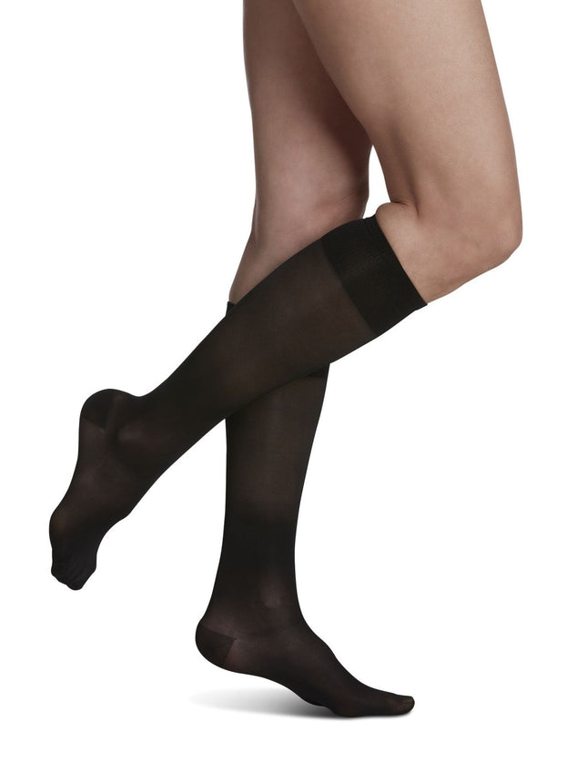 SIGVARIS GROUP SHEER FASHION 15-20MM FOR WOMAN SIZE A BLACK- 1 PC