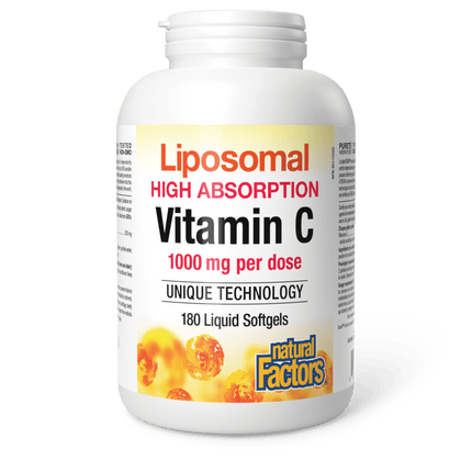 NATURAL FACTORS LIPOSOMAL VIT C 1000mg 180sg