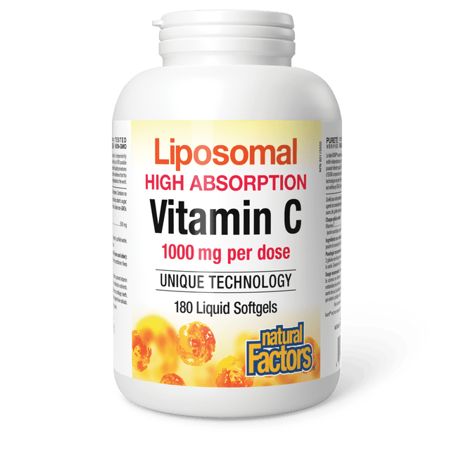 NATURAL FACTORS LIPOSOMAL VIT C 1000mg 180sg