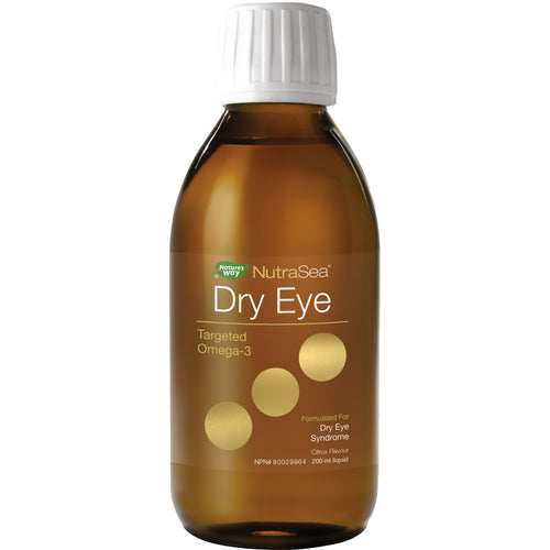 NATURE'S WAY NUTRASEA DRY EYE TARGETED OMEGA 3 CITRUS 200ML
