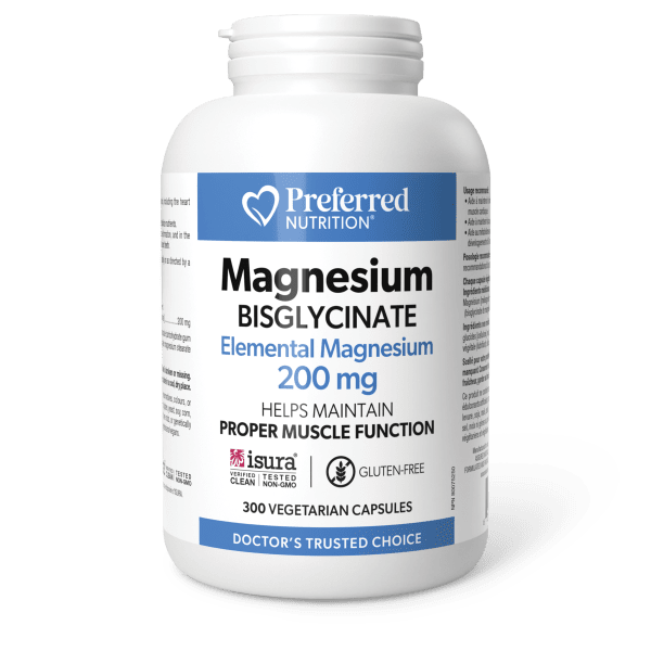 PREFERRED NUTRITION MAGNESIUM BISGLYCINATE 200MG 150 VCAPS