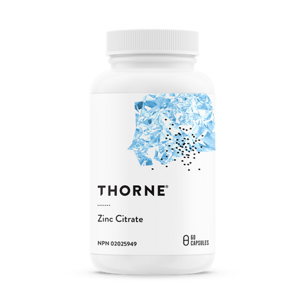 THORNE ZINC CITRATE 30mg 60vcaps