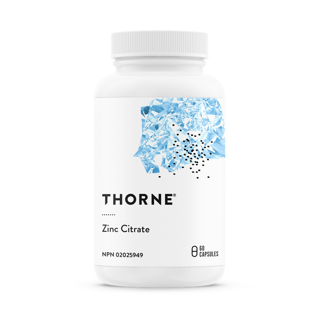THORNE ZINC CITRATE 30mg 60vcaps