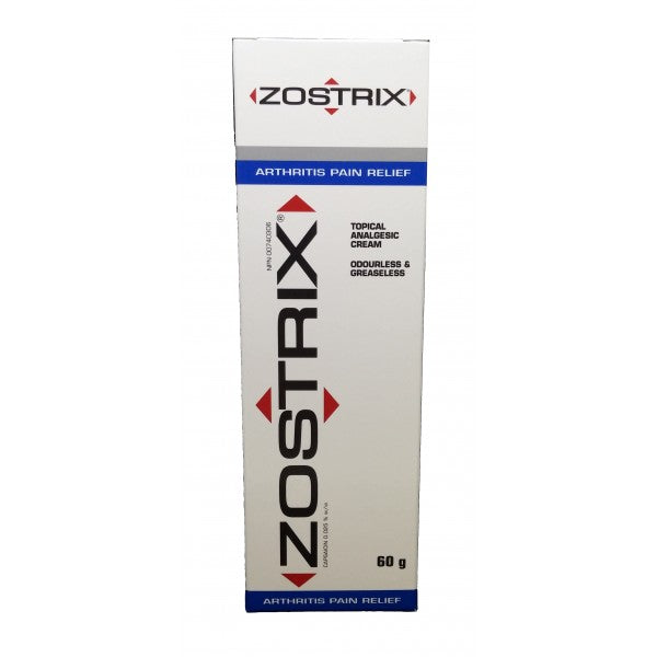 ZOSTRIX ARTHRITIS PAIN RELIEF CREAM 0.025% 60GM
