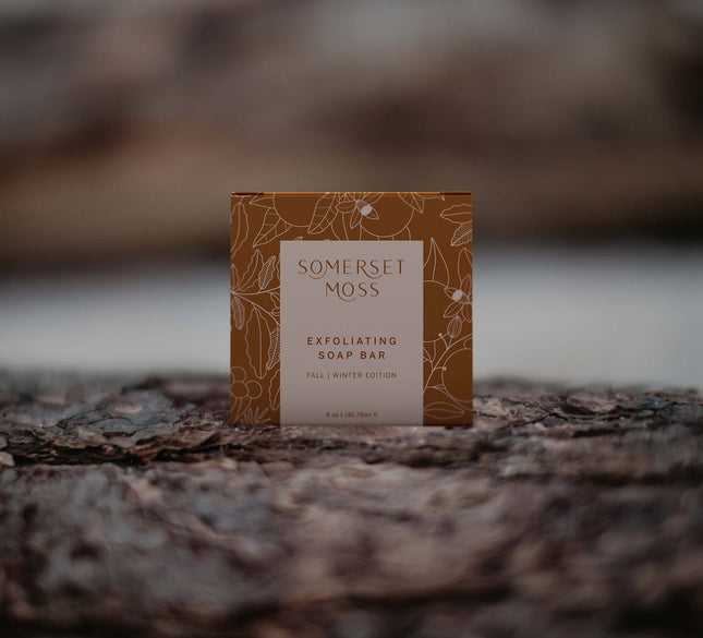 SOMERSET MOSS EXFOLIATING SOAP BAR FALL/WINTER EDITION 141g