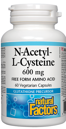 Natural Factors N-Acetyl-Cysteine 600mg 60vcaps 