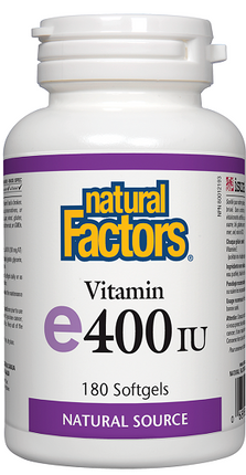 Natural Factors Vitamin E 400IU 180sg