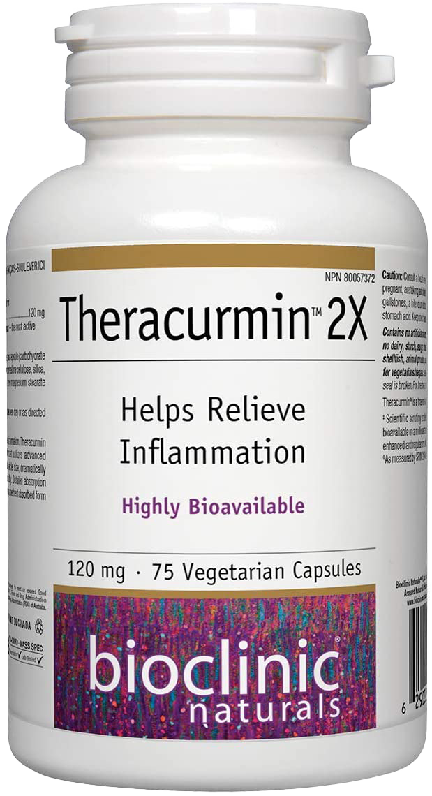 BioClinic Naturals Theracurmin 2x120mg 75vcaps