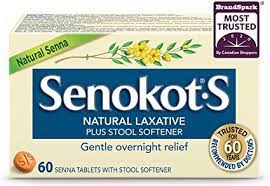 Senokot-S Natural Senna Laxative Plus 60tabs