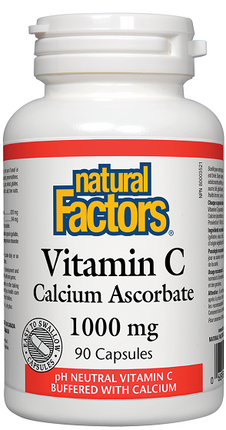 Natural Factors Vitamin C Calcium Ascorbate 1000mg 90caps