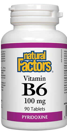 Natural Factors Vitamin B6 100mg 90tabs
