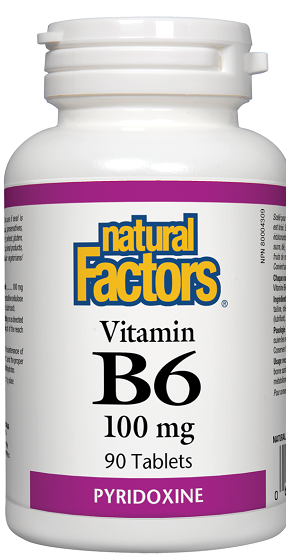 Natural Factors Vitamin B6 100mg 90tabs 