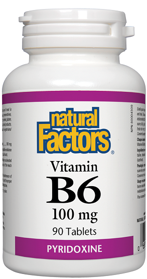 Natural Factors Vitamin B6 100mg 90caps