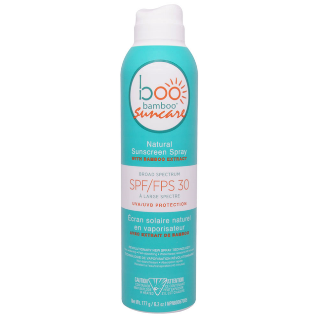 BOO BAMBOO SPF30 NATURAL SUNSCREEN SPRY 177ml