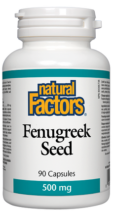 Natural Factors Fenugreek Seed 500mg 90caps