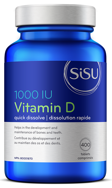 Sisu Vitamin D 1000IU 400tabs