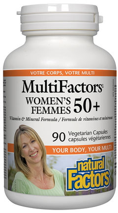 Natural Factors MultiFactors Women's 50+ 90vcaps 