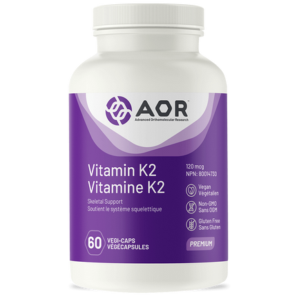 AOR Vitamin K2 120mcg 60vcaps