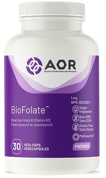 AOR Bio-Folate 1mg 30caps 