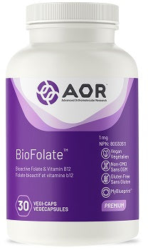 AOR Bio-Folate 1mg 30caps