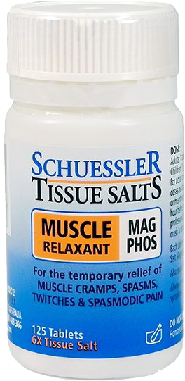 Schuessler Tissue Salts #08 Mag Phos Muscle 125tabs