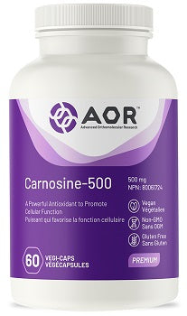 AOR Carnosine 500 500mg 60vcaps
