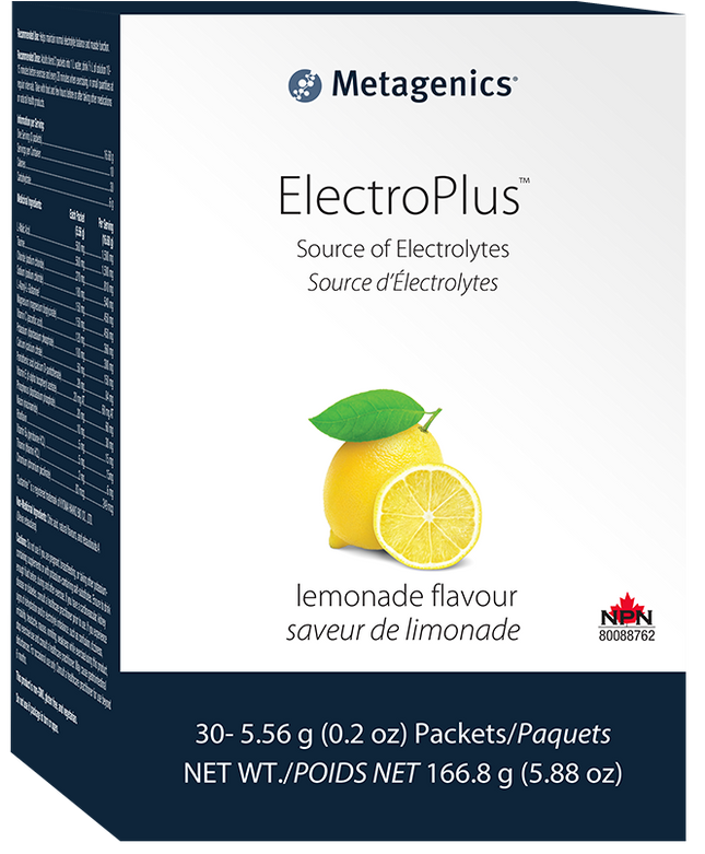 METAGENICS ELECTRO PLUS LEMONADE 30pack