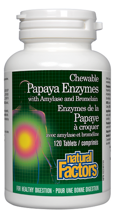 Natural Factors Papaya Enzymes 120chews