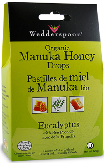 Wedderspoon Manuka Drops Eucalyptus 120g