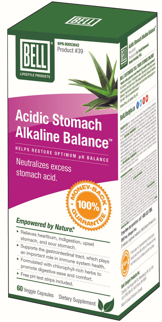 Bell Acidic Stomach and Alkaline Balance 60caps
