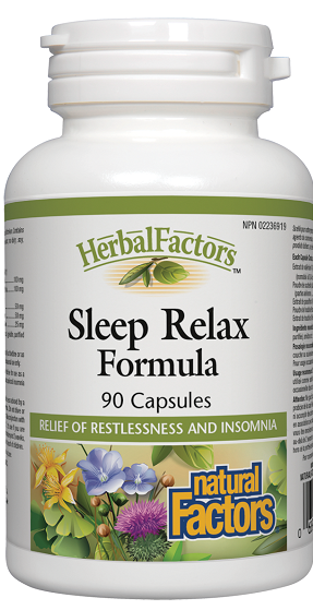 Natural Factors Sleep Relax Formula 90caps