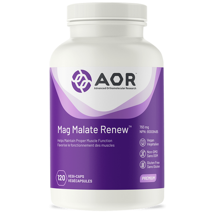 AOR Magnesium Malate Renew 120vcaps