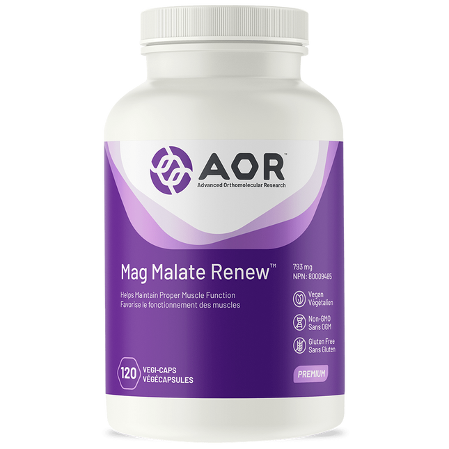 AOR Magnesium Malate Renew 120vcaps