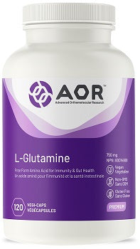 AOR L-Glutamine 750mg 120caps