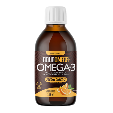 AquaOmega Standard Omega-3 Standard Orange Flavour 225ml