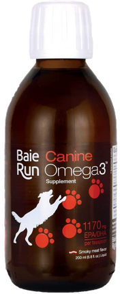 Nature's Way Baie Run Canine Omega- 3 - Smoky Meat Flavour 200ml